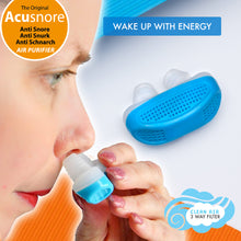 Load image into Gallery viewer, Acusnore Anti-Snore Air Purifier Device & Sleep Aid – Breathe Better, Sleep Deeper