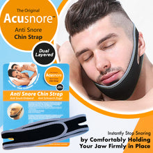 Load image into Gallery viewer, The Original Acusnore Anti-Snore Chin Strap
