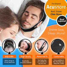 Load image into Gallery viewer, The Original Acusnore Anti-Snore Chin Strap