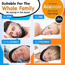 Load image into Gallery viewer, The Original Acusnore Anti-Snore Chin Strap