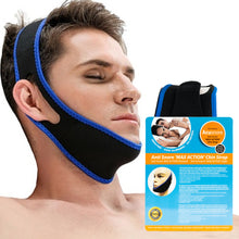 Load image into Gallery viewer, Acusnore Anti Snore Double Support "Max Action" Chin Strap