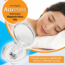 Load image into Gallery viewer, Acusnore Anti Snore Magnetic Nose Clip