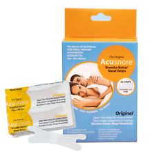 Load image into Gallery viewer, Acusnore Anti Snore 'Breathe Better' Nasal Strips