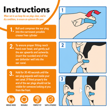 Load image into Gallery viewer, Acusnore EXTREME Foam Ear Plugs – 20 Pack