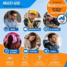 Load image into Gallery viewer, Acusnore EXTREME Foam Ear Plugs – 20 Pack