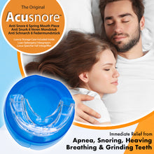 Load image into Gallery viewer, Acusnore Anti Snore 6 Spring Mouth Piece