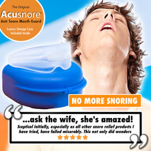 Load image into Gallery viewer, Acusnore Anti Snore Mouth Guard - Gum Shield