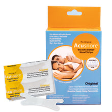 Load image into Gallery viewer, Acusnore Anti Snore &#39;Breathe Better&#39; Nasal Strips