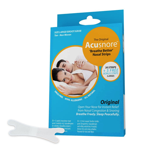 Acusnore Anti Snore 'Breathe Better' Nasal Strips