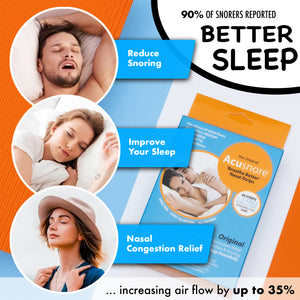 Acusnore Anti Snore 'Breathe Better' Nasal Strips