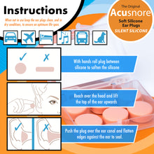 Load image into Gallery viewer, Acusnore Soft Silicone Ear Plugs (3 Pairs)